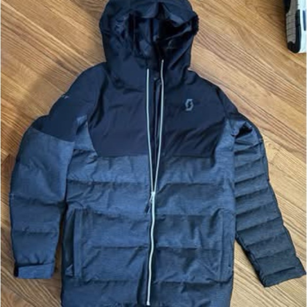 Scott Kids Black and Gray Puffer Ski Jacket